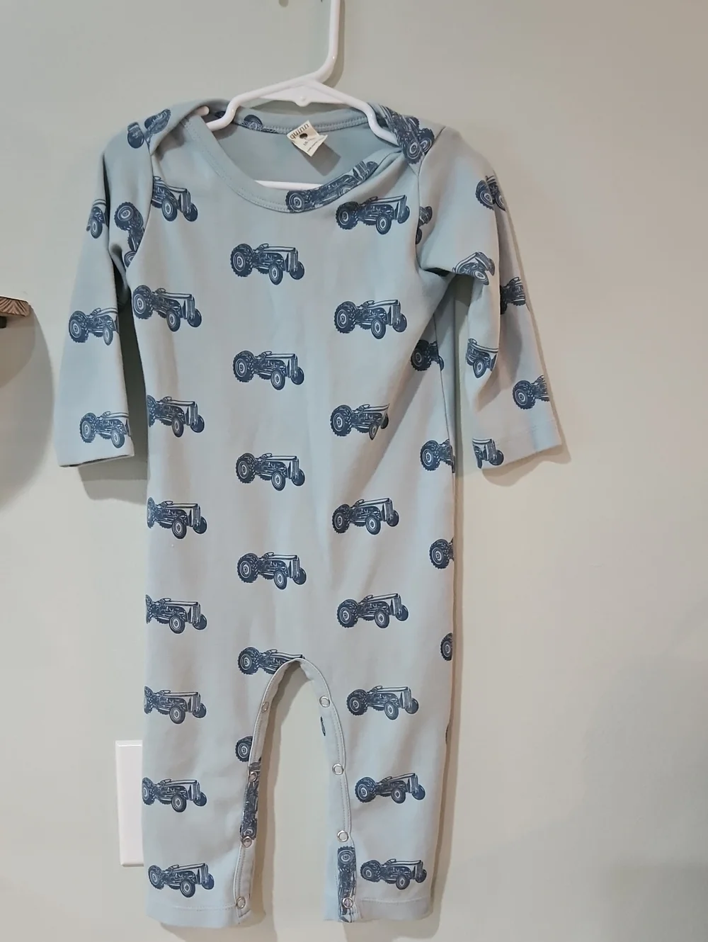 Kate Quinn Organic Cotton Tractor Print Romper 18 - 24 Months